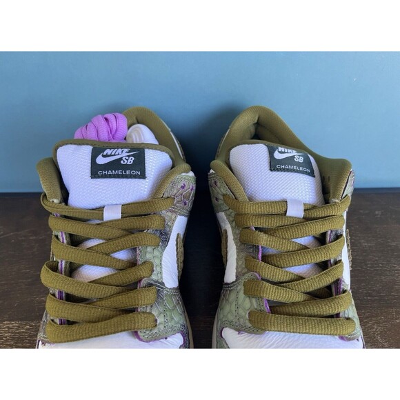 Nike SB Dunk Low Pro QS x Alexis Sablone "Chameleon" Men's Size 9.5 HJ3386-300 - Picture 8 of 11